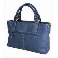 NEW Ladies Leather Shoulder BAG buff waxy collection by Blousey Brown BB80087
